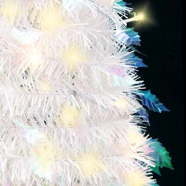 vidaXL Albero di Natale Artificiale Pop-up con 50 LED Bianco 120 cm