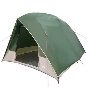 vidaXL Tenda da campeggio con tetto Verde 320 x 275 x 190 cm taffet&agrave;