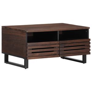 vidaXL Tavolino da Salotto Marrone 80x55x40 cm Legno Massello di Mango