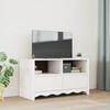 vidaXL Mobile TV Drammen Bianco 99 x 43 x 55 cm Legno massello di pino