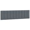 vidaXL Cuscino Testiera Hanko Grigio Scuro 183 cm in Velluto