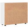 vidaXL Credenza Bianco lucido 55,5 x 29 x 100 cm Legno multistrato