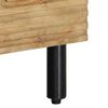 vidaXL Mobile Porta TV Marrone 80x33x46 cm in Legno Massello di Mango