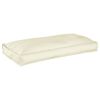 vidaXL Set di Cuscini per Pallet 3 pcs Crema 120 x 60 x 12 cm