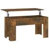 vidaXL Tavolino da Salotto Rovere Fumo 101x49x52 cm Legno Multistrato