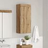 vidaXL Armadio da bagno a muro con porta TULUM Rovere artigianale