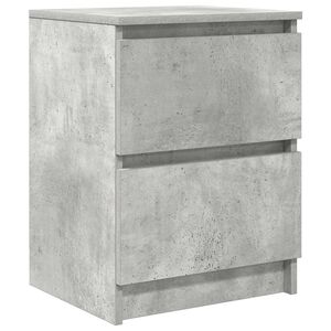 vidaXL Mobile Porta TV Grigio Cemento 40x35x54 cm in Legno Multistrato