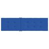 vidaXL Cuscino per Sdraio Blu Reale (75+105)x50x4 cm