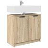 vidaXL Mobile da Bagno con porta Rovere Sonoma 64,5 x 33,5 x 59 cm