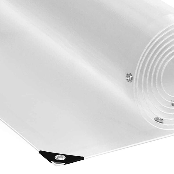 vidaXL Telone Trasparente con Occhielli 2x3 m in PVC