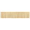 vidaXL Tappeto Rettangolare Natura Chiaro 70x300 cm in Bamb&ugrave;