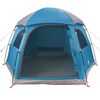 vidaXL Tenda Familiare Igloo per 6 Persone Blu Impermeabile