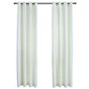 vidaXL Tende Oscuranti con Anelli 2 pz Crema in Velluto 140x175 cm