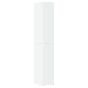 vidaXL Credenza Bianca 30x42,5x185 cm in Legno Ingegnerizzato