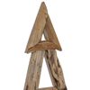 vidaXL Albero di Natale Marrone 120 cm Legno massello di teak