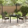 vidaXL Sedia da Giardino 2 pcs Marrone 53 x 60 x 85cm polyrattan