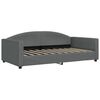 vidaXL Letto da Giorno Grigio Scuro 100x190 cm in Tessuto
