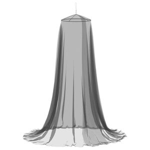 vidaXL Rete per zanzare per letto 156 mesh Nero ⌀56 x 220 cm