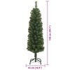 vidaXL Albero di Natale artificiale con 150 LED Verde 150 cm
