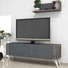 Homemania Mobile Porta TV Nicol 120x31x42 cm Antracite