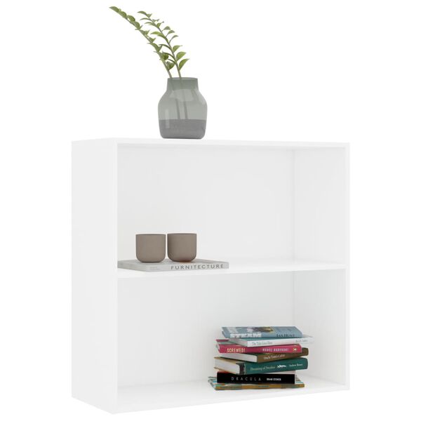 vidaXL Libreria Bianca 80x30x76,5 cm in Truciolato