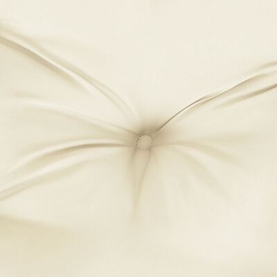 vidaXL Cuscino per Panca Bianco Crema 110x50x7 cm in Tessuto Oxford