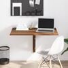 vidaXL Tavolino Muro Pieghevole Rovere Marrone 100x60x56cm Multistrato