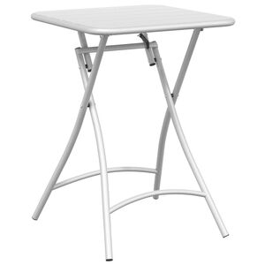 vidaXL Tavolo da bistrot Bianco 55 x 55 x 72,5 cm
