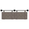 vidaXL Testata appesa Grigio 150 x 55 x 5 cm PU Antico