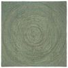 vidaXL Tappeti per area Verde Oliva 200 x 200 cm Juta