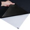 vidaXL Pellicole per Vetri Statiche Smerigliate Nere 3pz in PVC