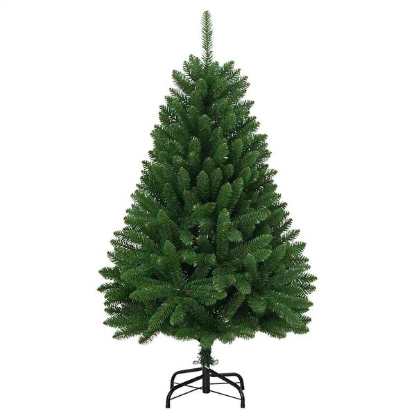 vidaXL Albero di Natale Artificiale Incernierato con Base Verde 120 cm