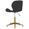 vidaXL Sedie da Pranzo Girevoli 2 pz Nere in Velluto
