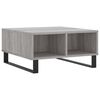 vidaXL Tavolino da Salotto Grigio Sonoma 60x60x30 cm Legno Multistrato