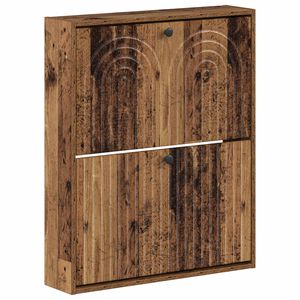 vidaXL Mobiletto per Scarpe da Muro ALKMAAR 71 x 17 x 86 cm