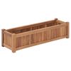 vidaXL Letto Rialzato da Giardino 100x30x25 cm in Massello di Acacia