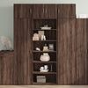 vidaXL Credenza Rovere Marrone 70x41x185 cm in Legno Multistrato
