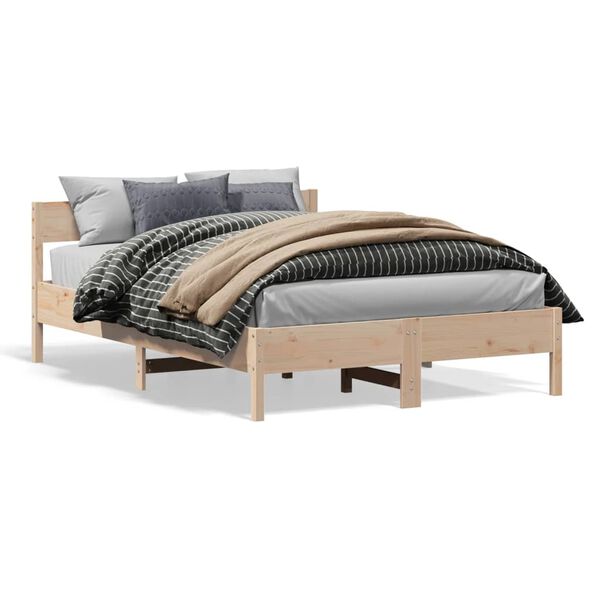 vidaXL Letto senza Materasso 120x200 cm in Legno Massello di Pino