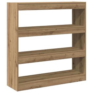 vidaXL Armadio per Libri rovere artigianale 100 x 30 x 103 cm