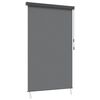 vidaXL Tenda a rullo Grigio Chiaro 140 x 250 cm Tessuto e Alluminio