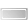vidaXL Specchio da Bagno con Luci LED 90x40 cm