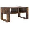 vidaXL Tavolino da salotto Rovere fum&eacute; 92 x 53 x 45 cm