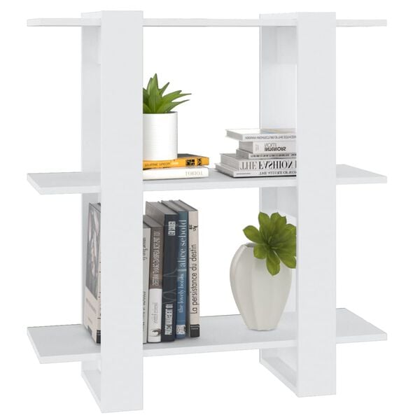 vidaXL Libreria/Divisorio Bianco 80x30x87 cm