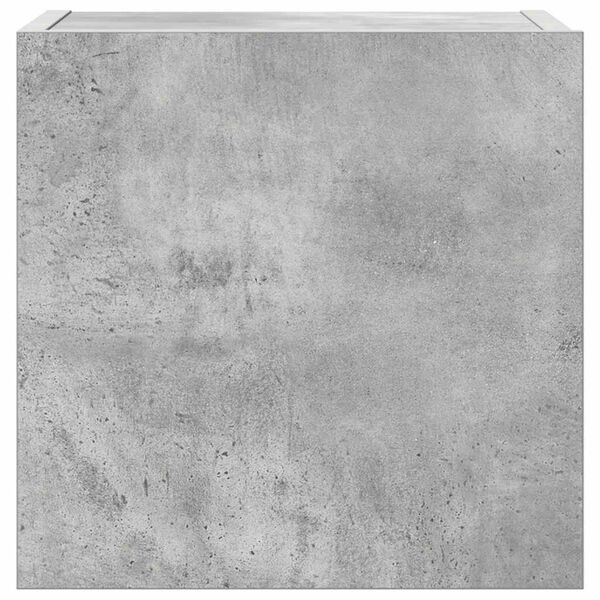 vidaXL Set Mobili Porta TV 8pz Grigio Cemento in Legno Multistrato