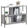 vidaXL Libreria Grigio Sonoma 102x28x77,5 cm in Legno Multistrato