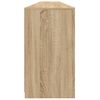 vidaXL Credenza con Luci LED Rovere Sonoma 283x37x67 cm