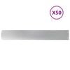 vidaXL Bordure per Prato 50 pz 15x103 cm Acciaio Zincato