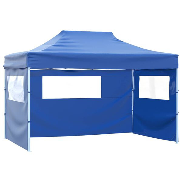 vidaXL Tenda Party Blu 291 x 431 x 315 cm Tessuto Oxford