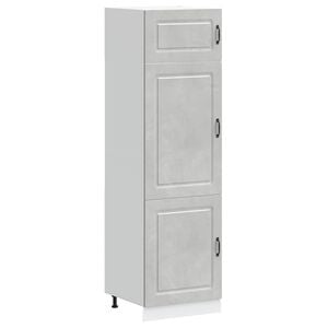 vidaXL Armadio da Cucina Kalmar Grigio Cemento in Legno Multistrato