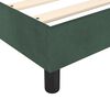 vidaXL Struttura Letto a Rete a Molle Verde Scuro 90x190 cm in Velluto
